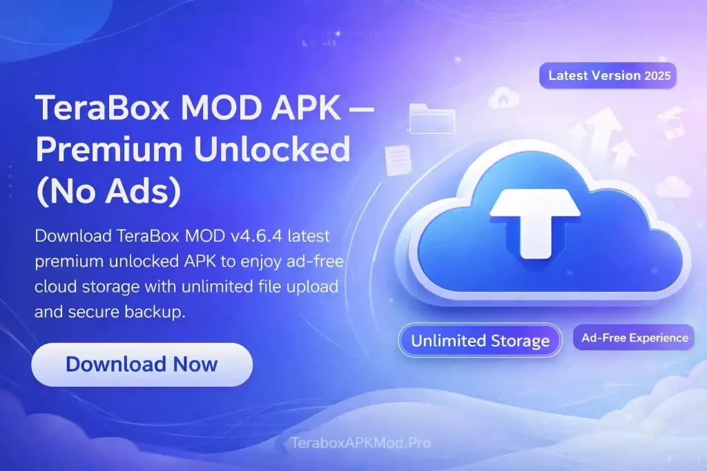 Download TeraBox MOD APK v4.10.2 (Premium Unlocked, No Ads) 11 download terabox mod apk