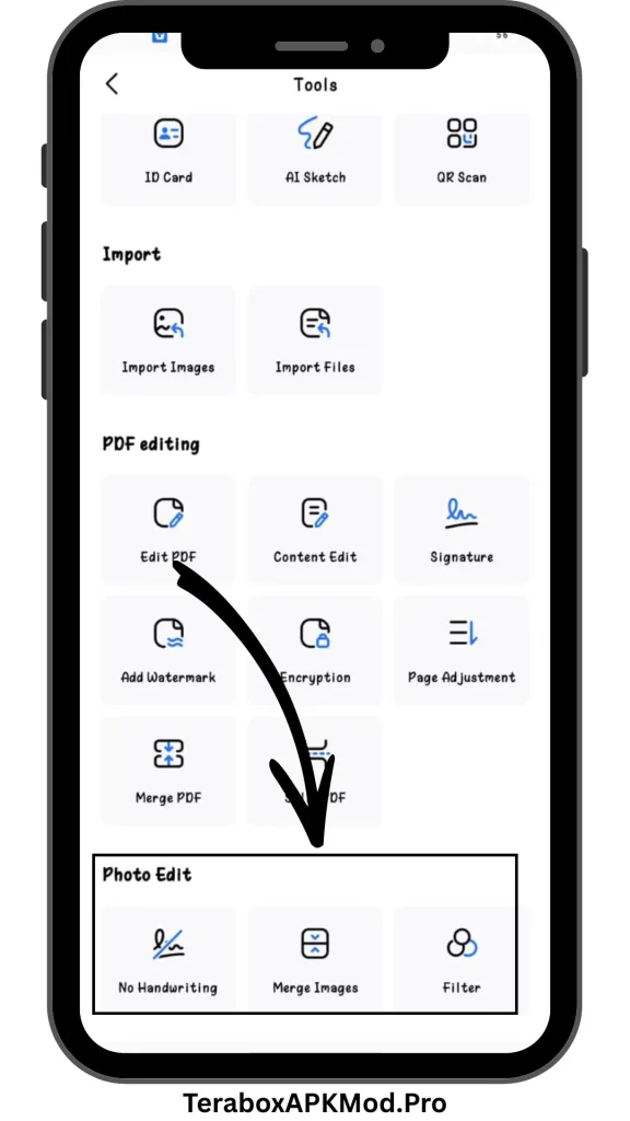 Download TeraBox MOD APK v4.10.2 (Premium Unlocked, No Ads) 18 ai photo editor in terabox mod