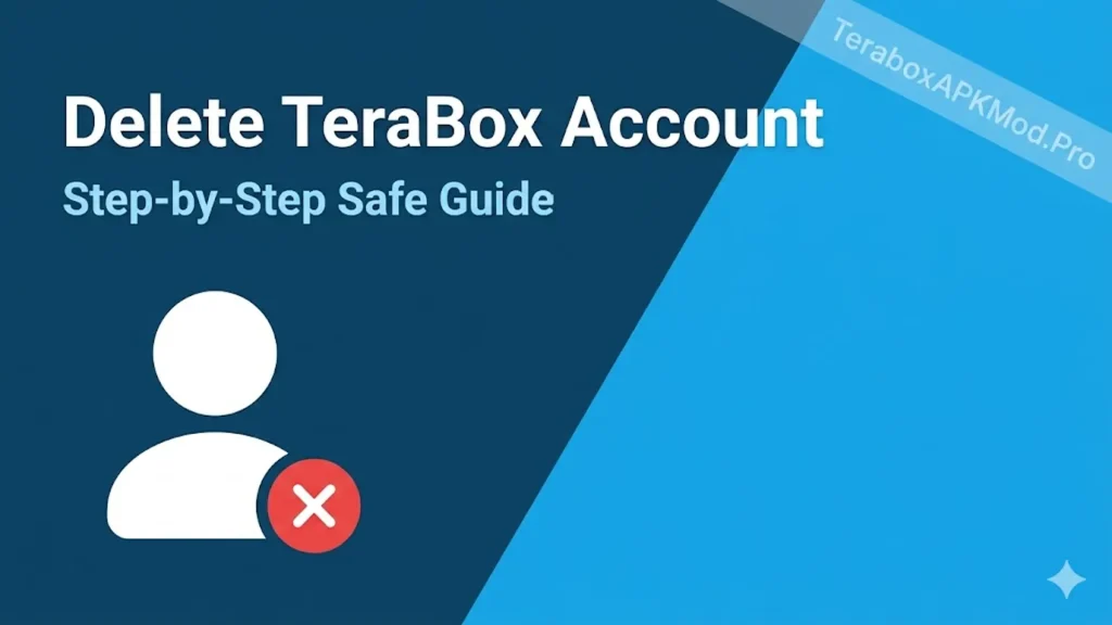delete terabox account