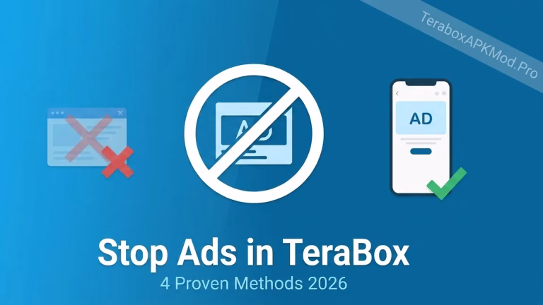 Stop Ads in TeraBox
