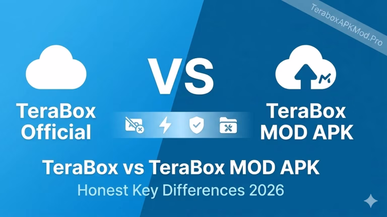 TeraBox vs TeraBox MOD APK